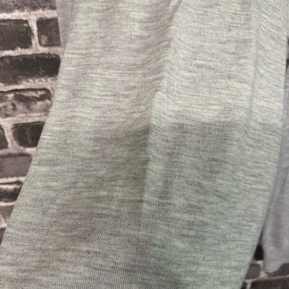 NWT Express mock neck turtleneck sweater gray merino wool blend - Picture 9 of 12